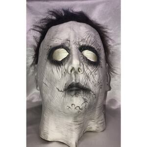 Halloween Michael Myers Mask Adult Latex Scary Cosplay Horror Costume